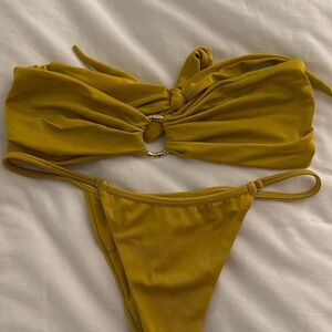 Mustard Yellow Bikini Set